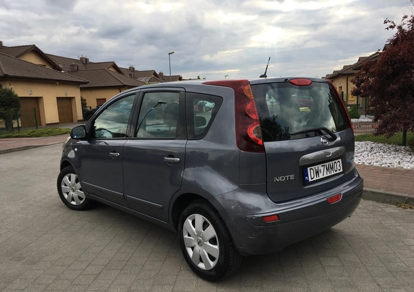 Nissan Note cena 13900 przebieg: 229096, rok produkcji 2011 z Wrocław małe 137